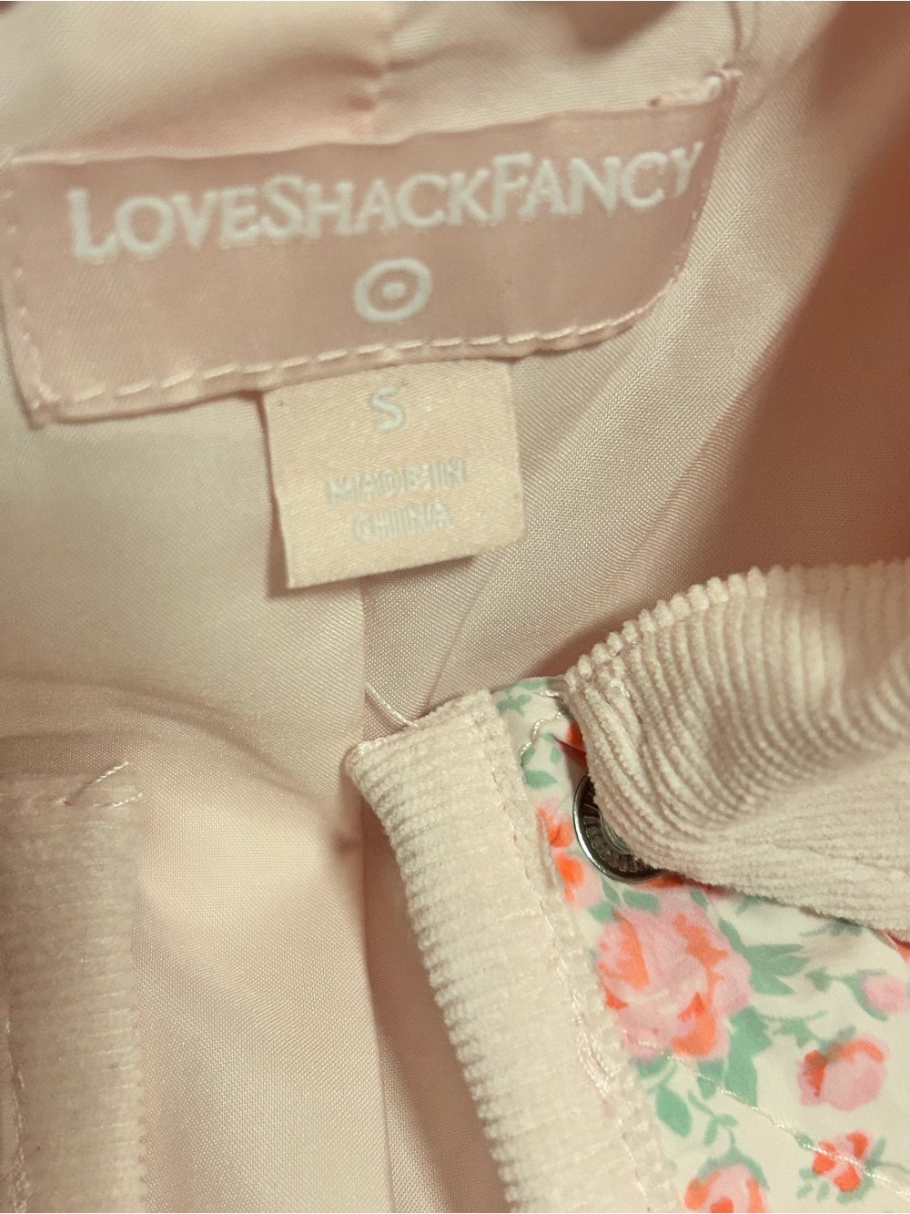 LoveShackFancy NWT Charlotte Quilted Floral Girls Jacket - Picture 3 of 7